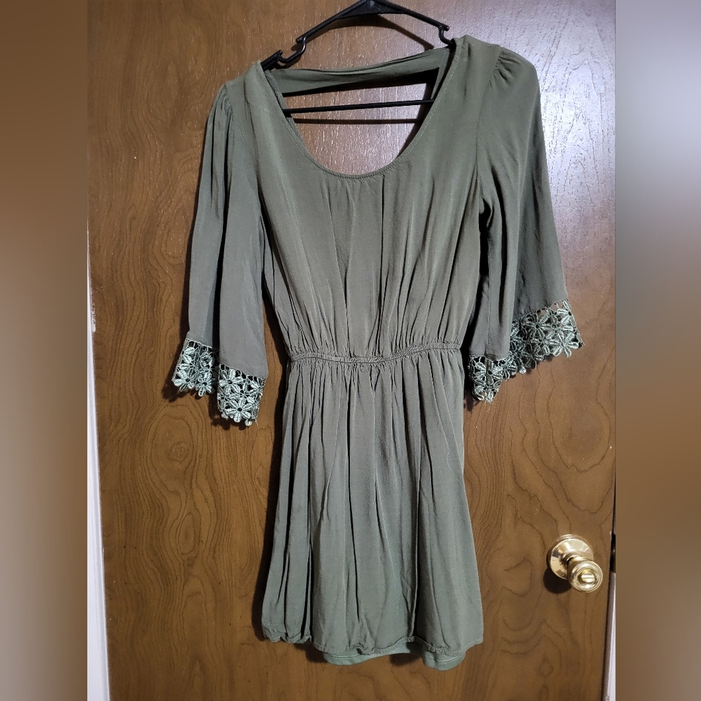 Charlotte Russe Olive Green Dress